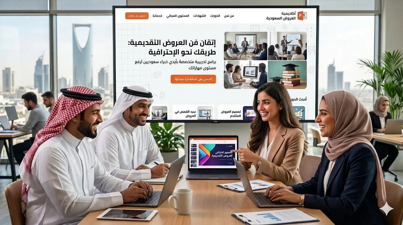إعداد عروض بوربوينت احترافية